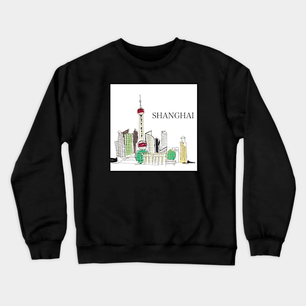 Shanghai Crewneck Sweatshirt by Just beautiful